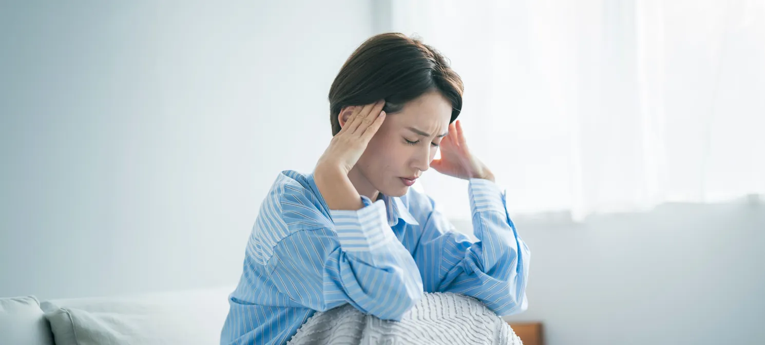自律神経失調症に悩む女性